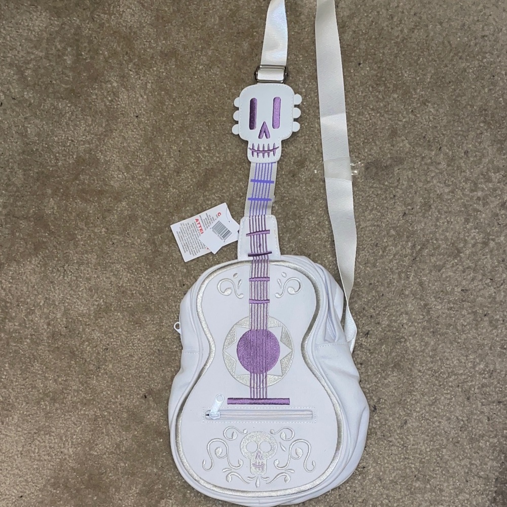 Disney Parks Coco Skull Guitar shoulder Bag